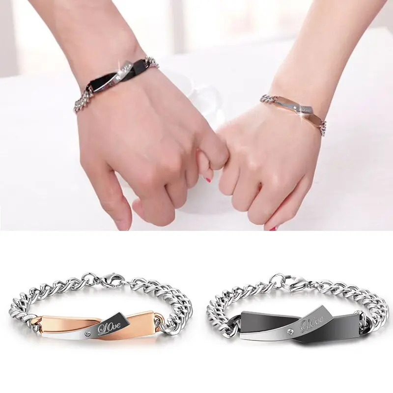 Matching Cross Bracelets for Couples - Adjustable His & Hers Jewelry | Romantic Gift for Anniversaries LDR or Just Because | Minimalist Style | Ships Fast from USA
