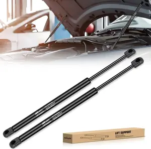 Nilight Hood Gas Struts Lift Supports 4364, 2PCS Set for 2002-2010 Dodge Ram 1500/2500/3500/4500/5500, Vehicle Replacement Hood Lifting Spring Shocks, Extended 18.98" Rod Car Accessories Automotive Car Interior Kit