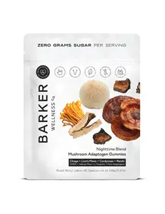 Mushroom Adaptogen Gummies (Sugar-Free) - Nighttime with Lion's Mane, Reishi, Cordyceps & More Healthcare
