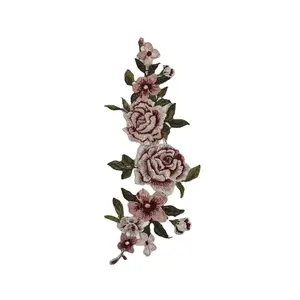 Vintage Flower Embroidery Patch, 1 Count Exquisite Embroidery Patch, Sewing Accessories for Clothes, Hat, Bag, Shoes, DIY Clothing Accessories