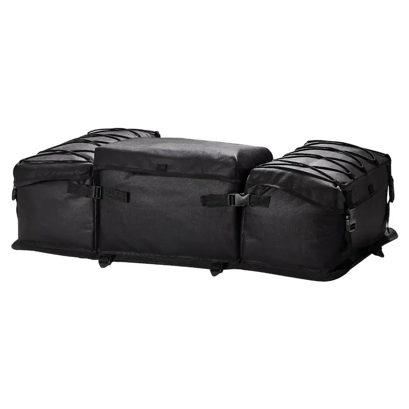 50L ATV Rear Storage Bag 600D Oxford Cloth Rear Cargo Bag with Sponge Cushion
