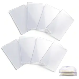 8Pcs Individual Breastmilk Freezer Flat Tray, Breast Milk Freezer Storage Organizer, Fit 4/5/6oz, Highly Clear Breastfeeding Bag Organizer Holder for Freezing Breastmilk.(Storage Bag Not Included)