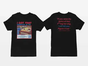 Costco Hotdog Unisex T-Shirt , If You Raise The Price I'll Kill You, Funny Costco Hot Dog