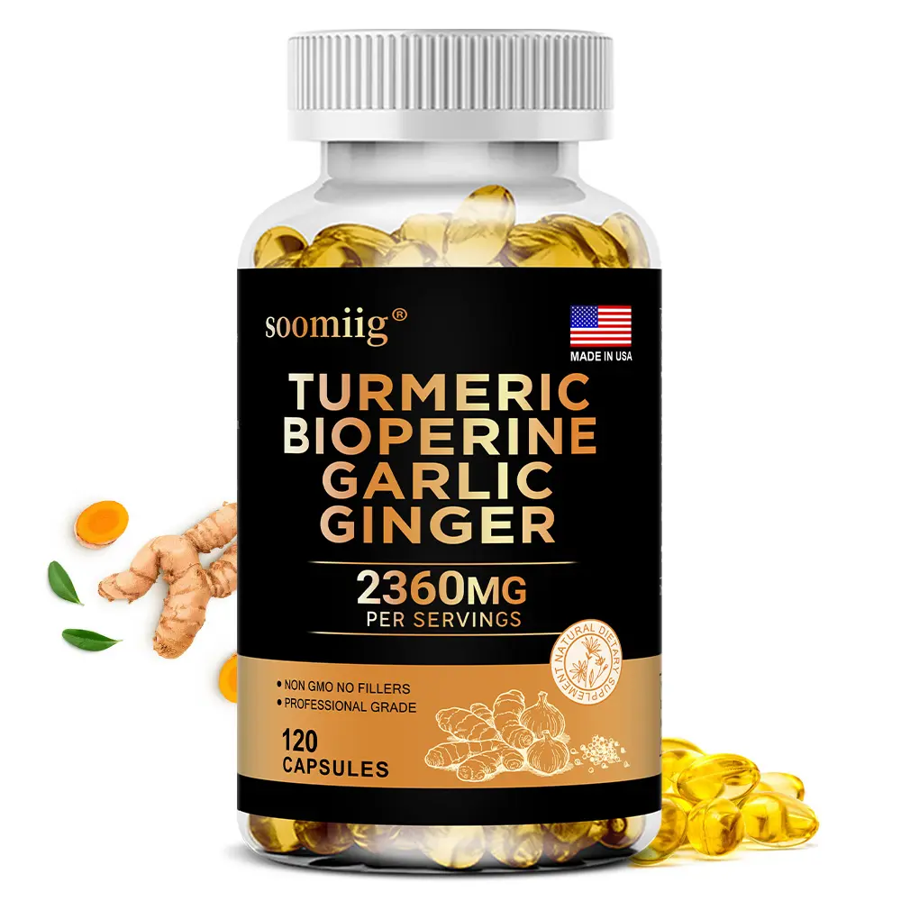 Soomiig Turmeric Health Supplement – ​​Supports Bone and Joint Health, 120 Capsules