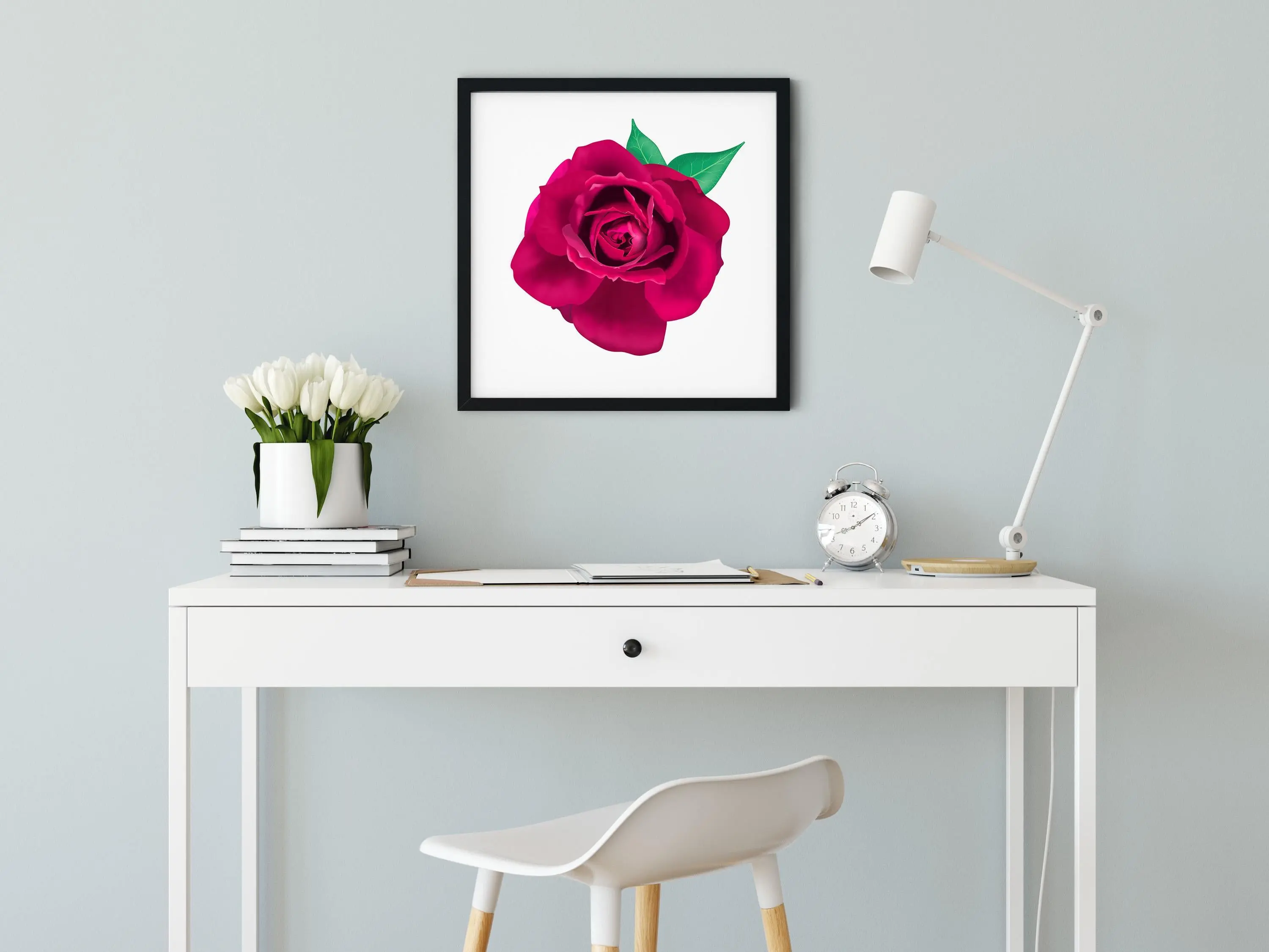 Red Rose Print
