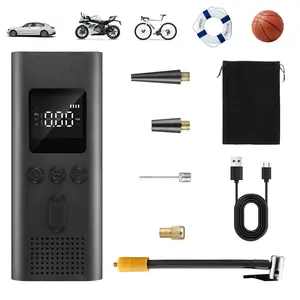 Powkit Q3 Emergency Tire Pump,  tire inflator portable ，High-Pressure 150 PSI With Multifunctional Air Pump for Car, Trunk, Bicycle ,Motorcycle,   Automotive Vehicle Tool ， Automotive Repair Tools