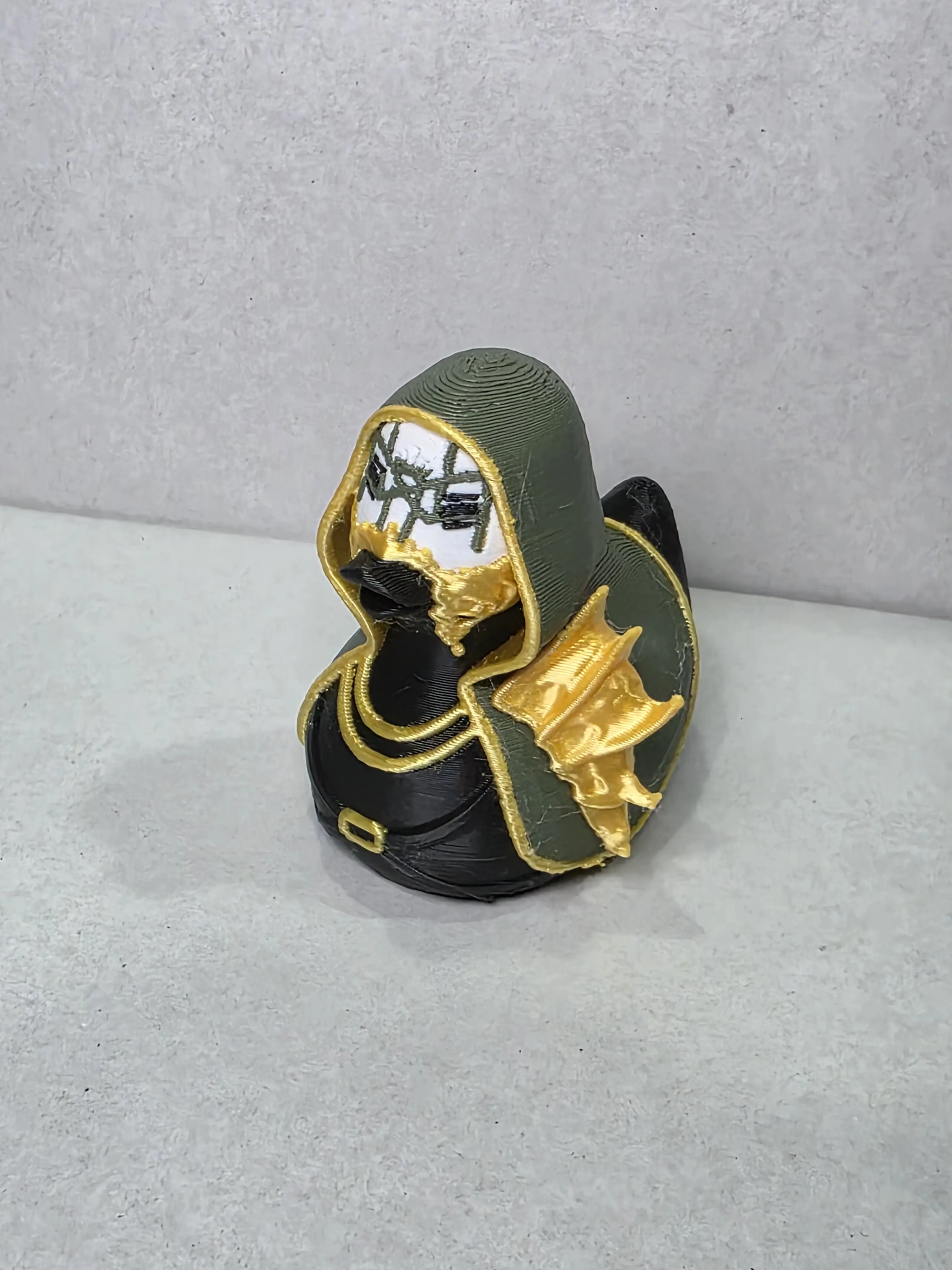 Vessel Duck Collectible Keychain, Multicolor 3D Printed PLA Plastic Accessory, Fantasy Bird Character, Unique Band-Inspired Gifts for Collectors, Birds, 3D Engraved Keychains, Whimsical, Funky Unique Accessories, Oddities Gifts, Sleep Token, Keychain Char