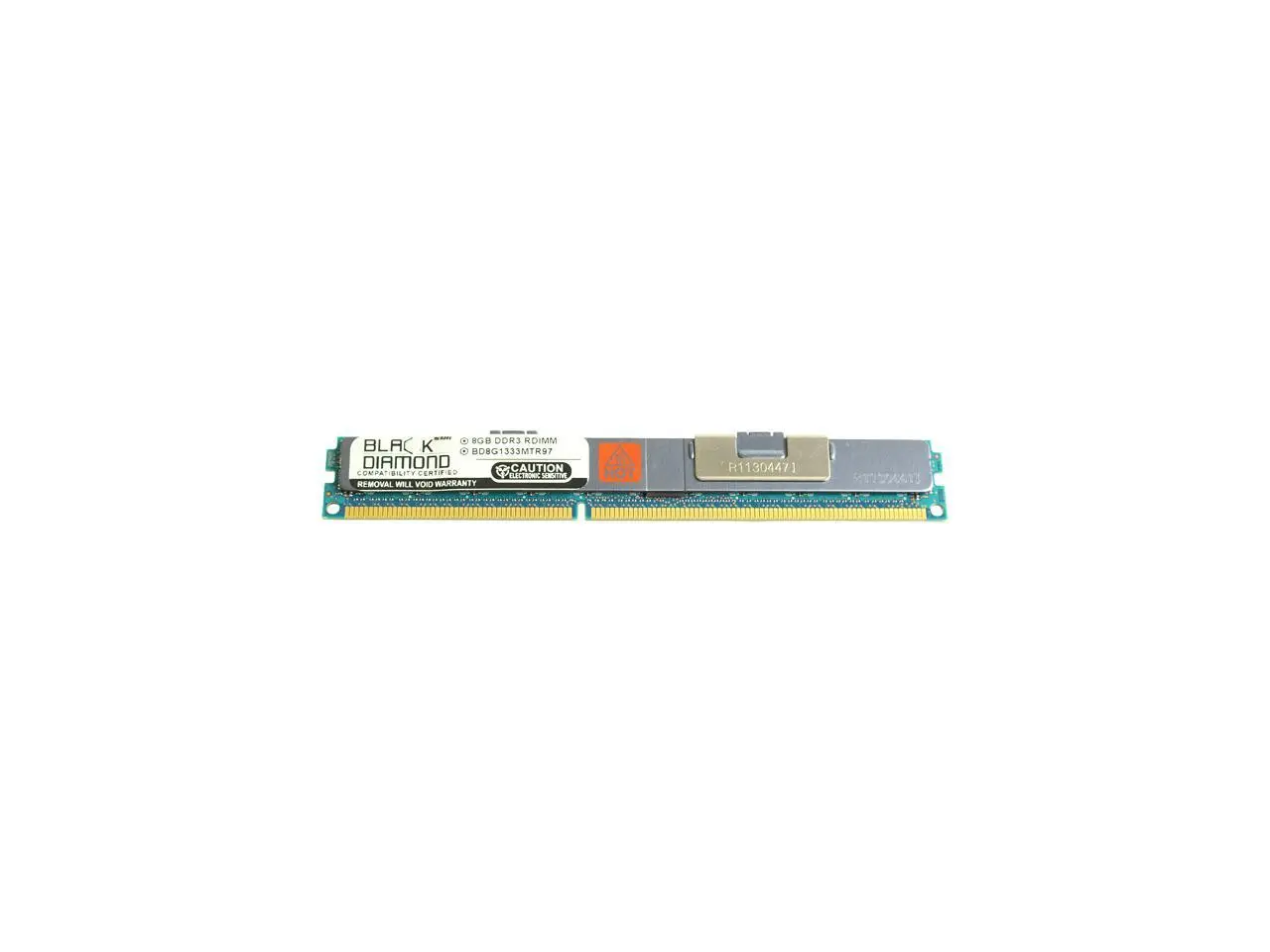 Black Diamond Memory VLP 8GB ECC Registered DDR3 1333 (PC3 10600) Server Memory Model BD8G1333MTR97