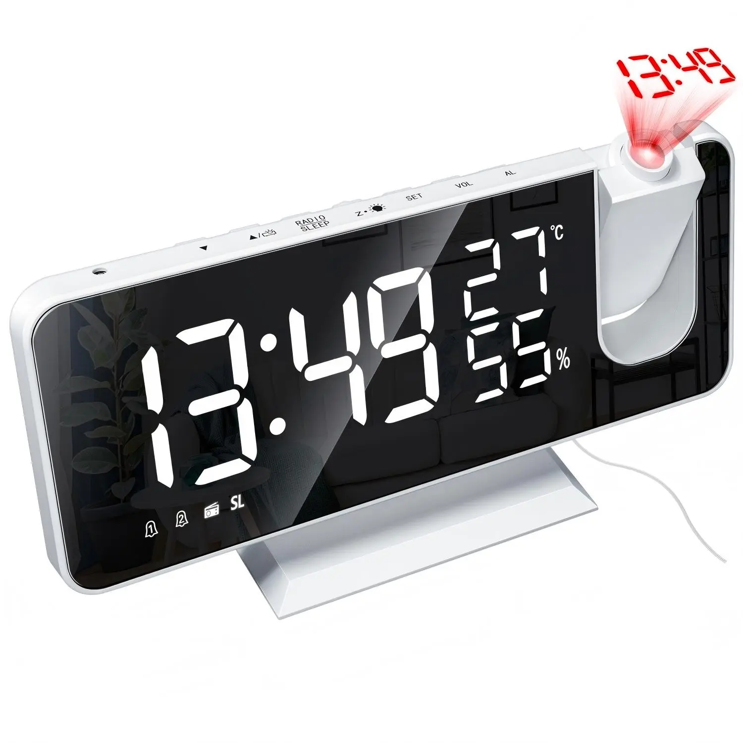 LED digital clocks; projection clocks with radio functionality; large-screen digital clocks (featuring temperature and humidity displays); and multifunctional desktop clocks that display the date and temperature.