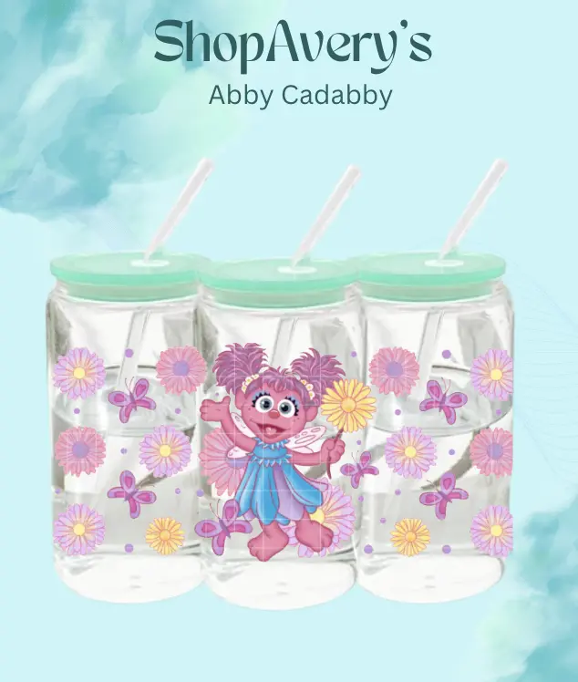 Abby Cadabby Magic glass can  Drinkware
