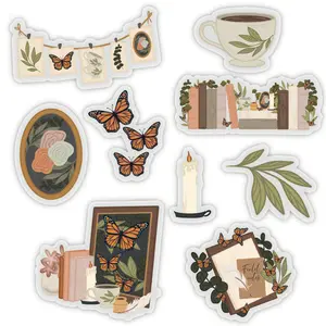 Themed Waterproof Vinyl Sticker Packs Crafting Kit Removable