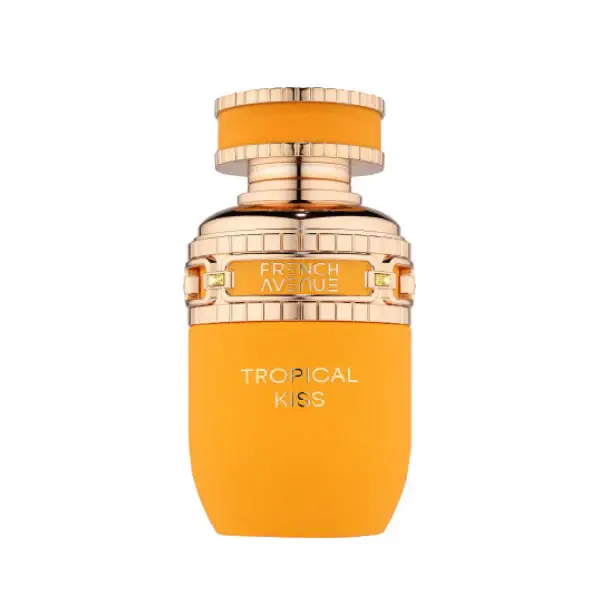 Fragrance World Tropical Kiss Eau de Parfum, a Beachy Coconut and Vanilla Fragrance with Floral Notes, Unisex, 3.4 oz, Unisex Fragrances, Bottle