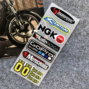 Waterproof Sun Protection Car Sticker, Reflective Motorcycle Helmet Decoration, Scratch Cover Repair Sticker, Durable Auto Decal