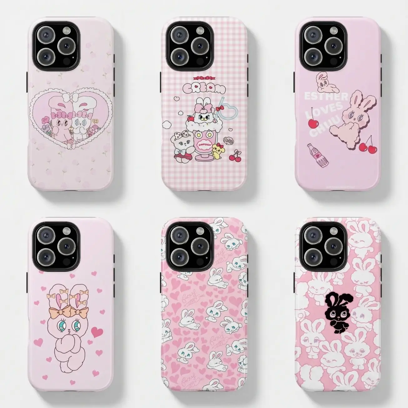 Cute Esther Bunny Character Compatible with iPhone 11, 12, 13, 14, 15, 16, 17 & more – check our available size