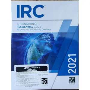 2021 International Residential Code (International Code Council Series) 1st Edition