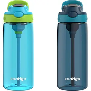 Contigo Kid's 20 oz. Aubrey Plastic Water Bottle 2-Pack