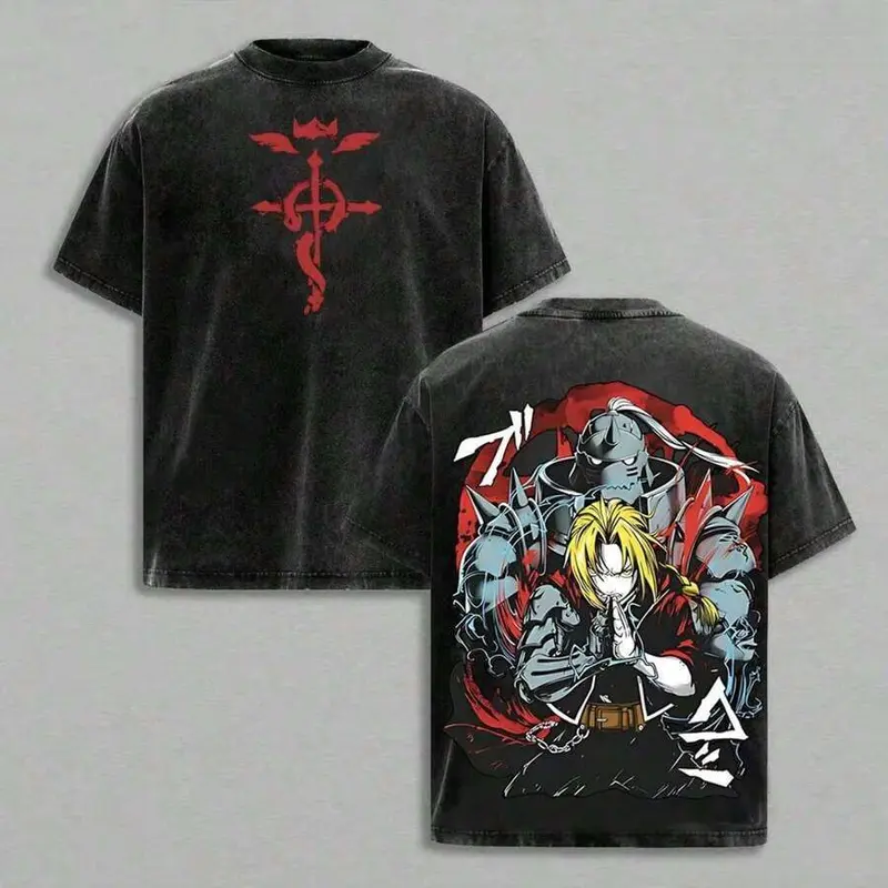 fullmetal alchemist t shirt fusion - TikTok Shop