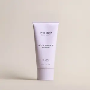 Lavender Vanilla Body Butter - Coconut, Flower, Sunflower & Aloe Vera - Calming Formula for Skin Care