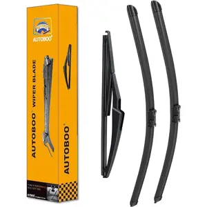 22"+20" Windshield Wipers with 11" Rear Wiper Blade Replacement for Jeep Renegade 2015 2016 2017 2018 2019 2020 2021 2022 2023-Original Factory