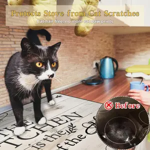 1pc, Stove Top Cover Designed for Electric Ranges, Induction Cookers, And Glass Ceramic Cooktops. It Serves As a Protective Pad Made of Rubber, Resistant to Heat And Scratches, And Features a Non-Slip Surface