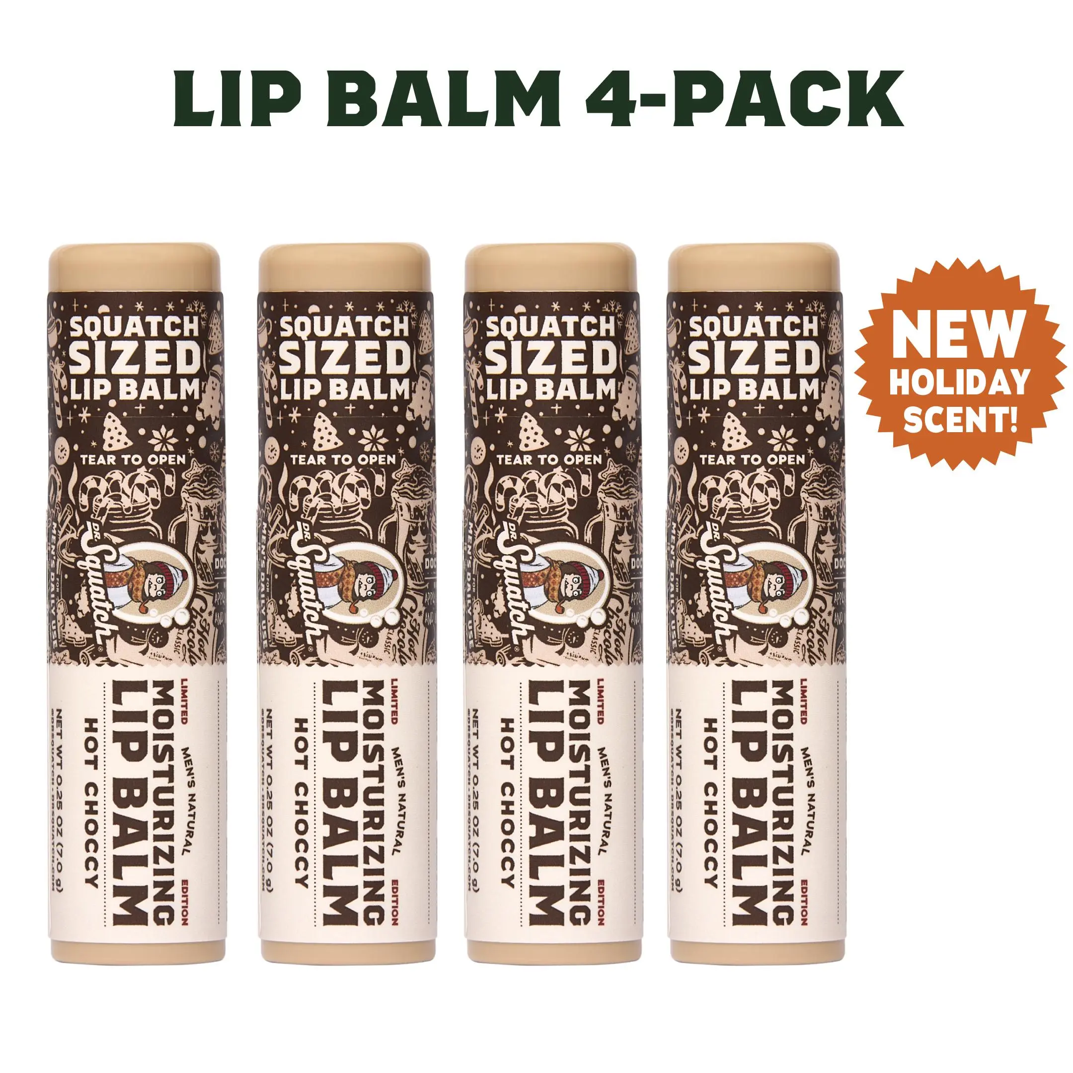 Lip Balm 4-Pack Hot Choccy