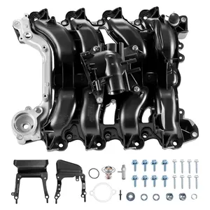 VEVOR Intake Manifold, with Gasket, Engine Intake Manifold Assembly Compatible with 2007-2008 Ford F-150 / E-150 / E-250, Automotive Engine Replacement Kit Replace 615-375, 7L3Z-9424-B, 7L3Z-9424-F