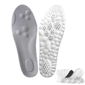 4D Shoes Insoles for Men and Women, Arch Support Insoles, Memory Foam Insoles, Shock Absorption and Cushioning Sports Shoe Insoles for Foot & Joint Support