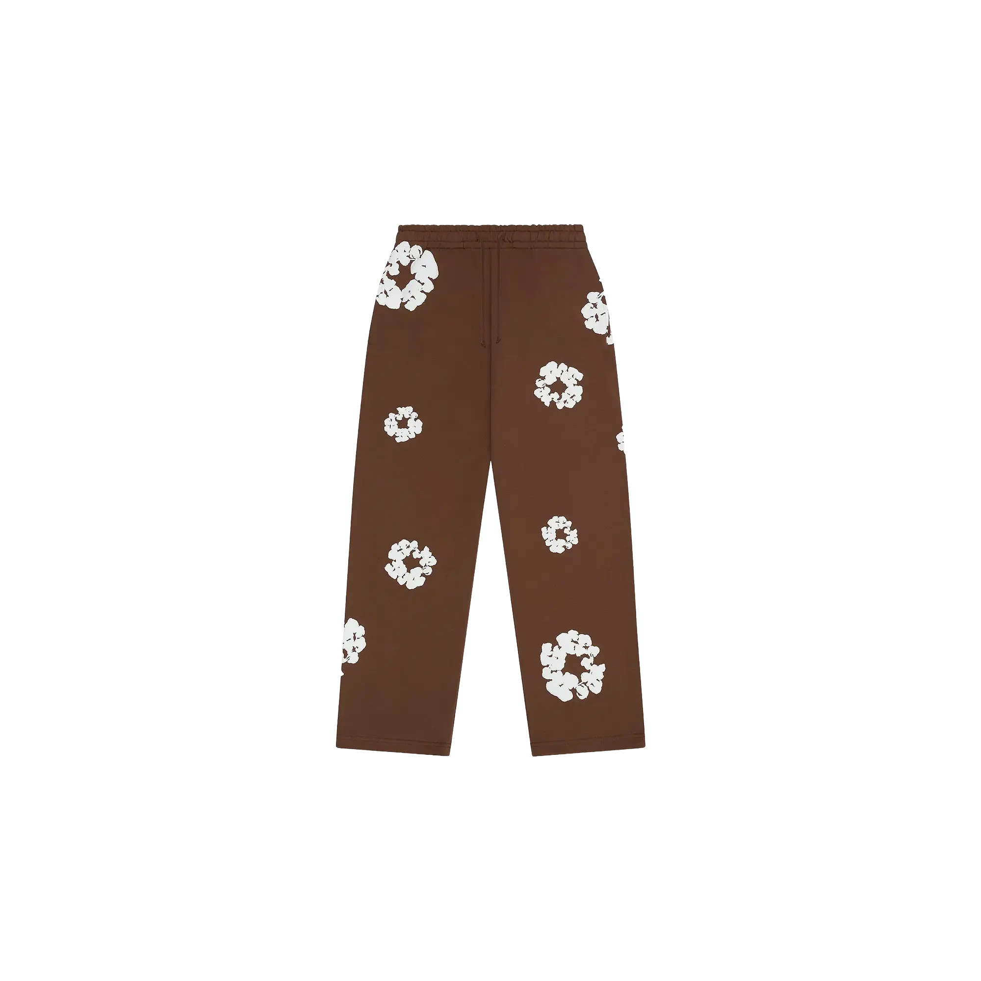 Cotton Wreath Baggy Sweatpants "Dark Brown" DT660