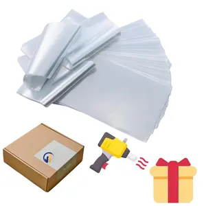 - 200 count 14 X 20 inch Odorless PVC Heat Shrink Wrap Bags 100 Gauge with Vent Hole
