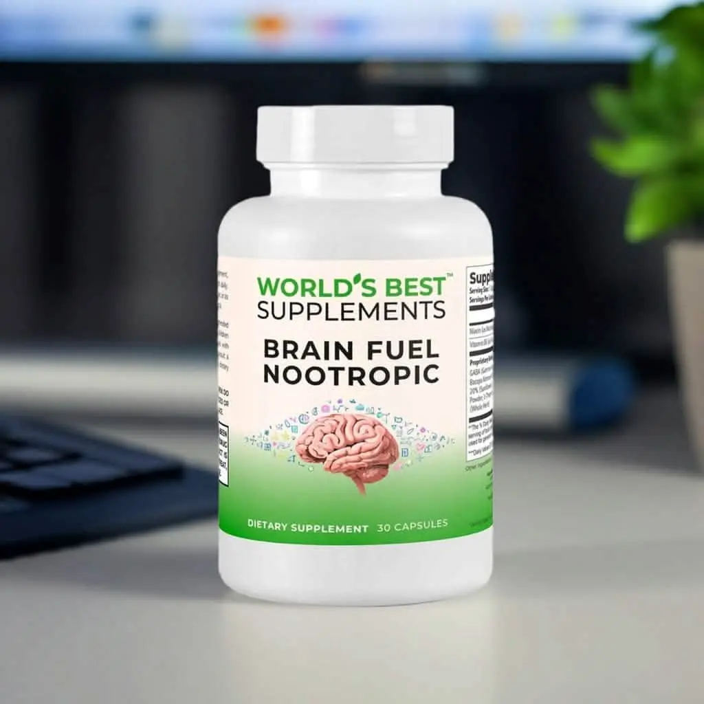 Brain Fuel Nootropic 30 Capsules - Natural Nootropic Supplement for Brain Health and Performance