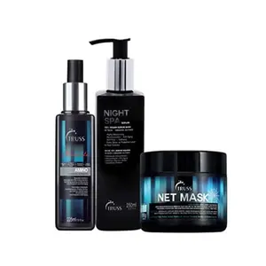 TRUSS Amino Miracle Heat Protectant Spray Bundle with Net Mask & Night Spa Serum