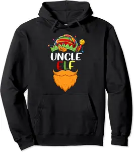 Uncle ELF Christmas Famiy Matching Pajamas Group Party Pullover Hoodie - Matthewmatt Shop 87B09HQPRB2P