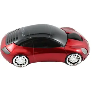 2.4GHz Wireless Car Shape Optical Mouse USB Receiver - Compatible with Various Devices