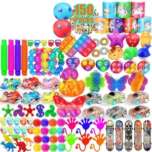 150-Pack Fidget Toy Assortment for Kids 4-8 8-12, Treasure Box Classroom Prizes, Stocking Stuffers Goodie Bags, Birthday Party Favors for Boys Girls