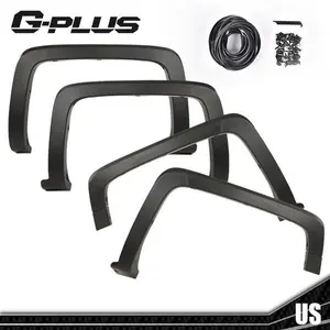 4PCS New Factory Style Fender Flares Fit For 2014-2019 Chevy Silverado 1500 2500 3500
