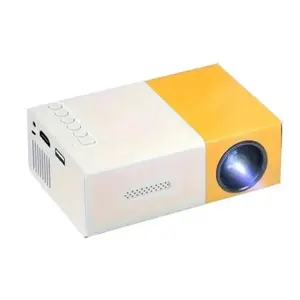 Mini Projector Support 1080P, Suitable For Gifts, Home And Outdoor Movie Video Mini Projector With USB Interfaces And Remote Control, Compatible With Smartphone/Tablet/Laptop/TV Stick/USB Drive