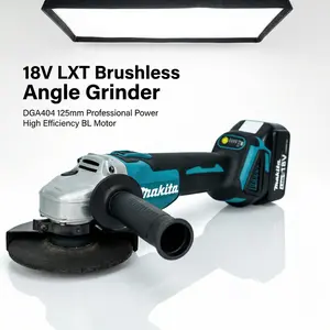 Makita DGA404 125mm  18V Lithium Ion  Pipe Fitting Auto Repair Electric  Kit With Makita Charger & Battery brushless angle grinder Cordless powertools