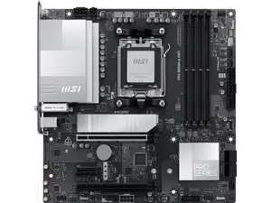 MSI PRO B850M-A WIFI AM5 , Wi-FI 7, 5G LAN, SATA 6Gbps, Bluetooth 5.4, double M.2 support,Micro ATX AMD Motherboard