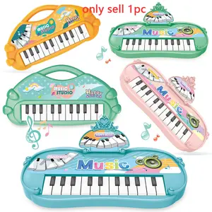 Cartoon Electronic Piano, Portable Music Toy for Kids Aged 3+, Early Education Musical Instrument, Mini Keyboard Piano Toy