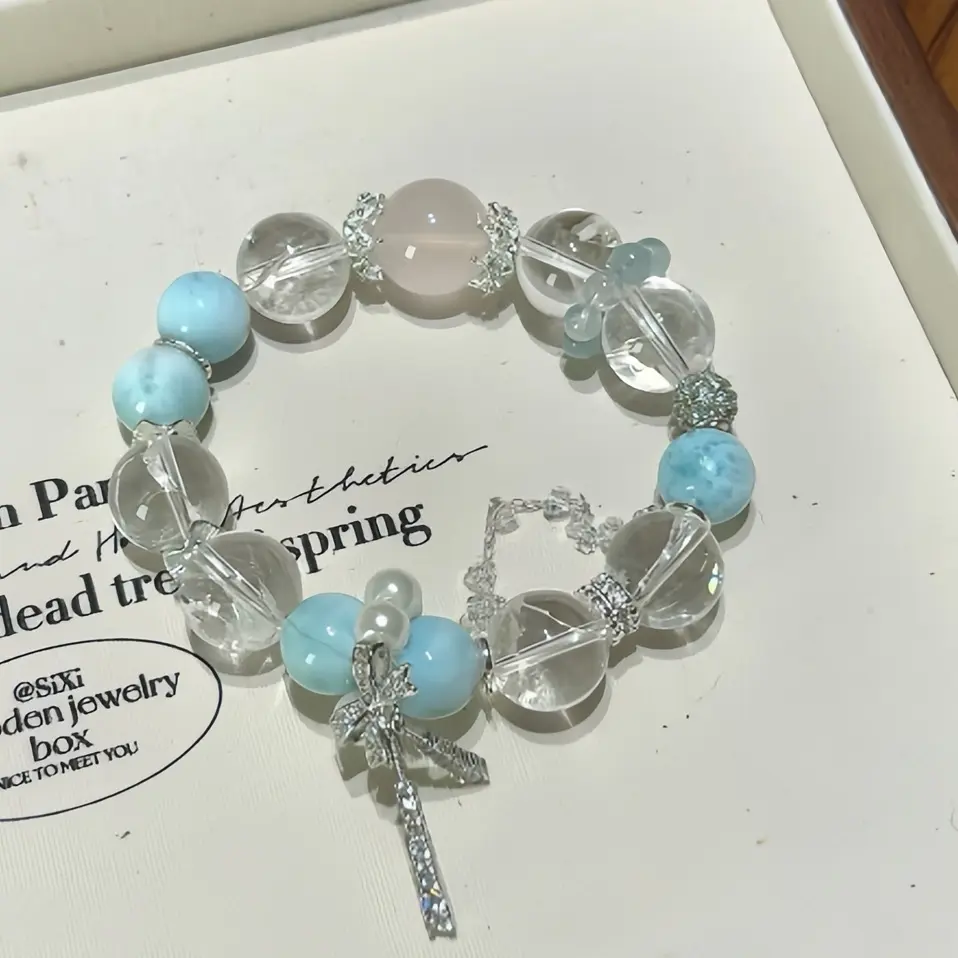 Aurora Ocean Blue Crystal Bracelet