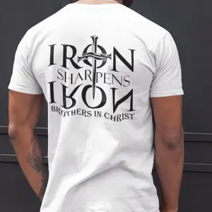 Iron Sharpen Iron Shirt, Christian Dhirts For Men, Faith Shirts For Men Men Christian Shirts Christian Clothing Men Christian Men Tee Shirts