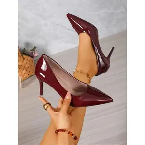 Women's Fashion High Heels, 9cm Comfortable Office Shoes, Multiple Colors, Perfect for Daily Wear & Special Occasions(Sheets)
