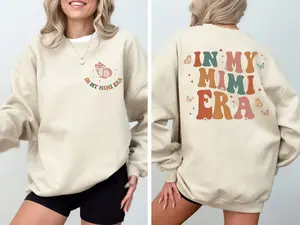 In My Mimi Era Shirt, Gift For Mimi, Family Shirt, Shirt For Mimi, Gift For New Grandma, Mother's Day Gift, Cute Gift