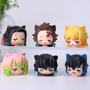 Demon Slayer cutie figure toy-tanjiro/nezuko/zenitsu/inosuke/mitsuri/muichiro