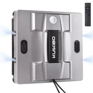 Window Cleaning Robot with 4 Spray Nozzles Robotic 6000Pa Window Cleaner Automatic Washer Robot with Edge Detection Low Noise for Framed/Frameless Surface