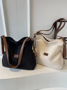Simple and casual large-capacity commuter shoulder bag, fashionable and versatile everyday tote bag, Crossbody Tote Bag, backpack, suitable for various occasions such as business trips, office work, and more.