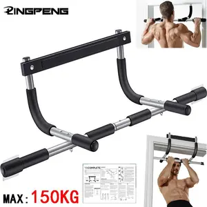 Door Frame Pull Up Bar, Doorway Pullup Bar, Portable Pull Up Bar, Adjustable Pull Up, Multipurpose Home Gym Fitness Bar, Indoor Strength Training Upper Body Exercise Bar, At Home Gym Equipment