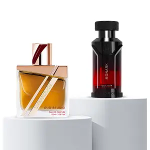 Royal Brew by Embarouge | Perfume Combo Gift Set | 2×100 ml | Monark & Oud Studio | Long Lasting Eau De Parfum | Vegan & Cruelty Free