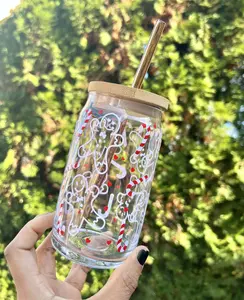 Christmas Glass Cup