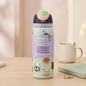 Owala FreeSip 32oz Cat Collage Water Bottle – Urban Outfitters Exclusive, New In Hand